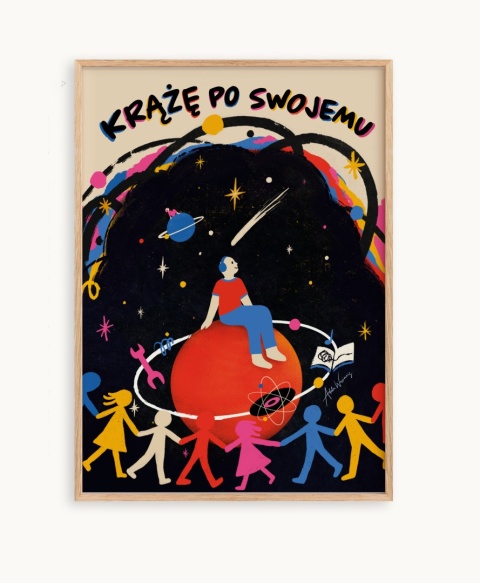 PLAKAT "KRĄŻĘ PO SWOJEMU" FUNDACJA AVALON x KAUFLAND x LOTWKOSMOS