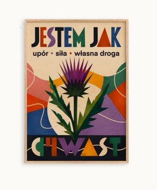 Plakat JESTEM JAK CHWAST